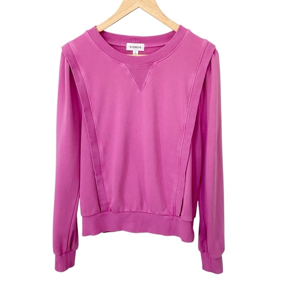 Evereve Crewneck Cotton-blend Sweatshirt size Small
